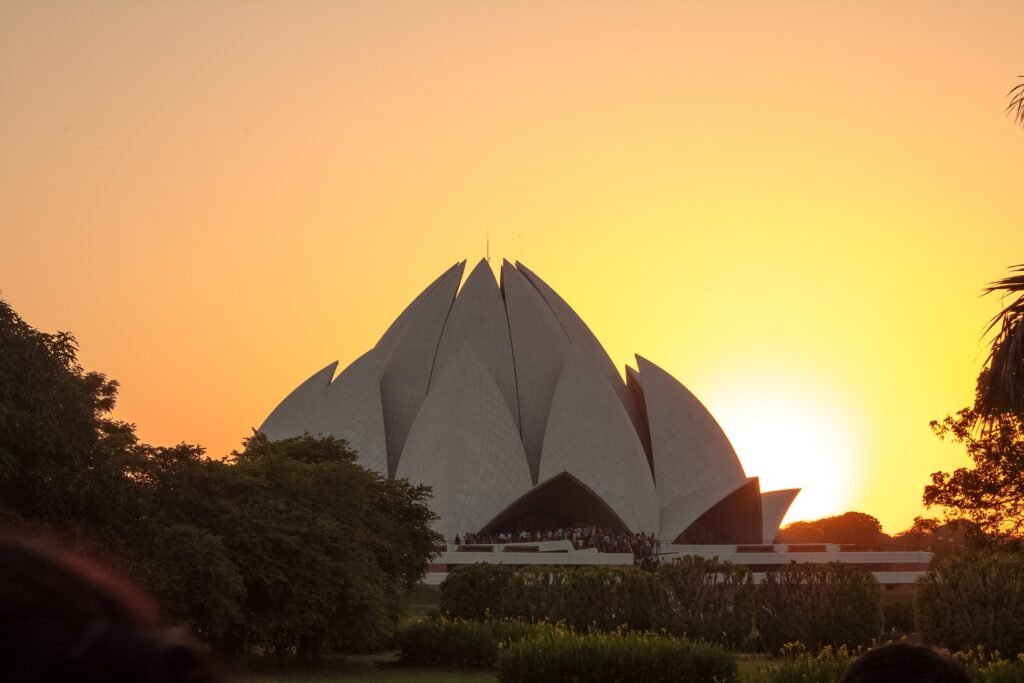 Lotus Temple by castle and king