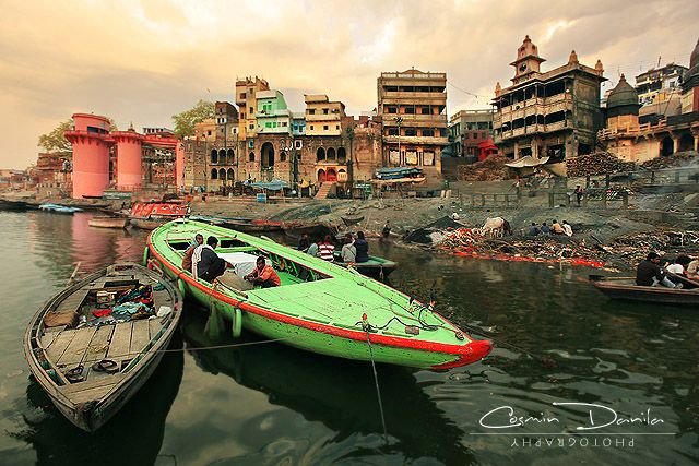 Boat Ride on the Ganges at Sunrise by luxury rajasthan tour & castle and king