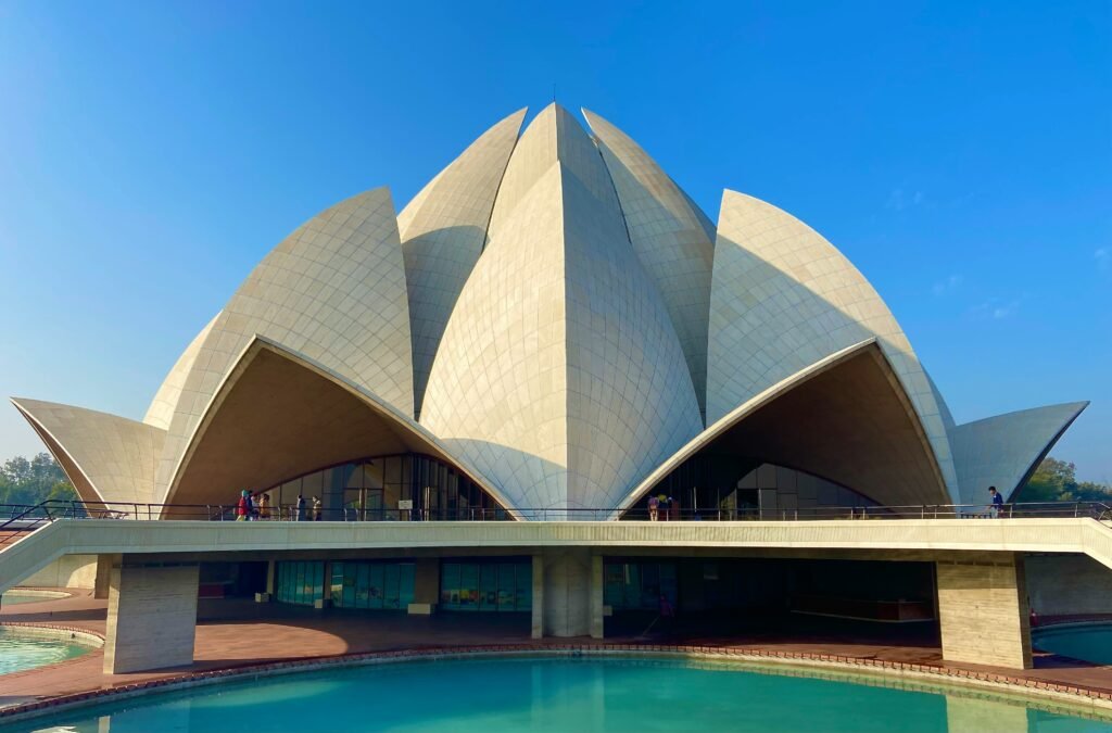 Lotus Temple by castle and king