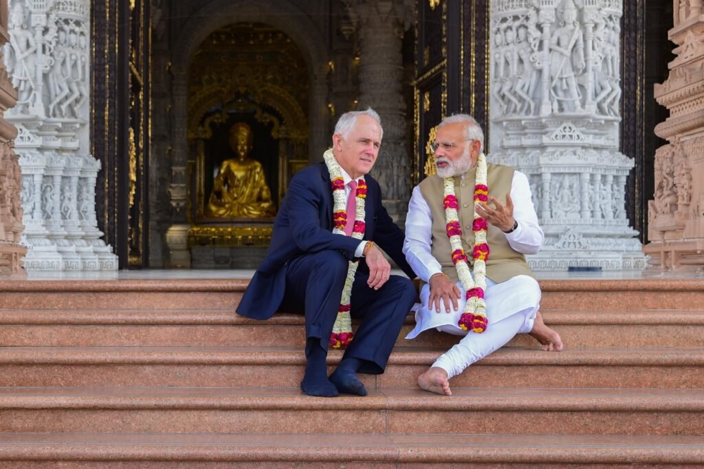 Akshardham temple by castle and king