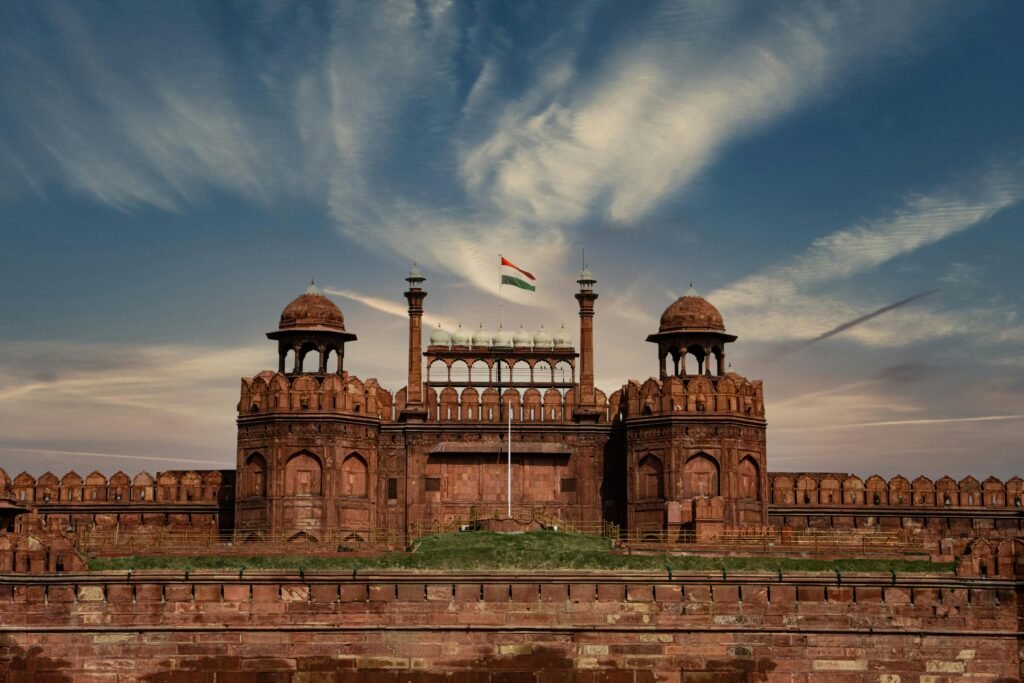 red fort by castle and king