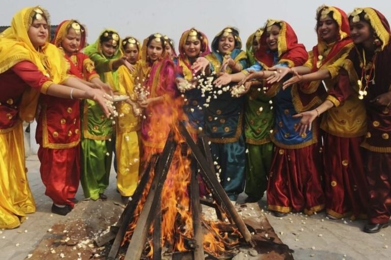 Lohri Bonfire Festival by castle and king, luxury rajasthan tours